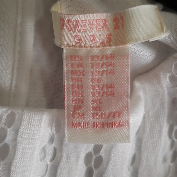 Forever 21 White Dress for Girls - Picture 6 of 6